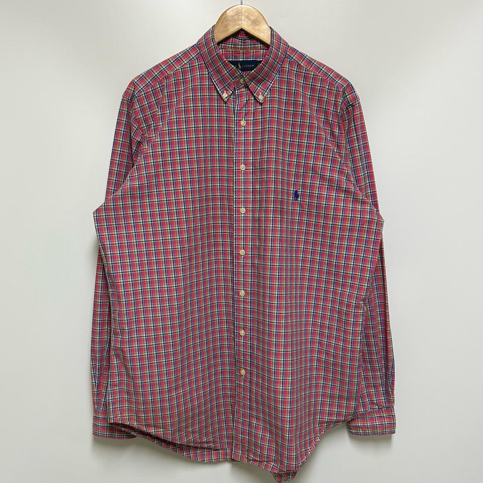 [남자 110~115 (LT)]랄프로렌 타탄 체크 셔츠