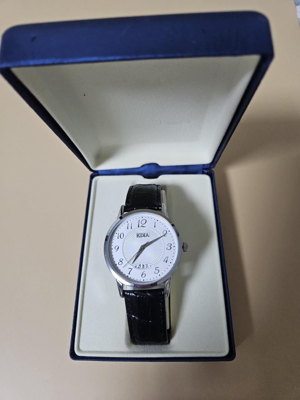 KIDA 남성 가죽시계
