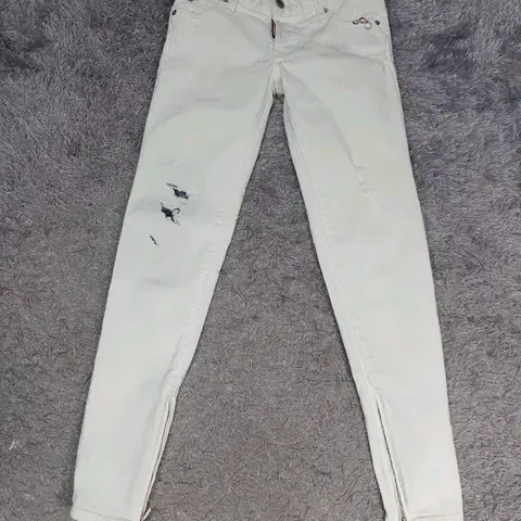 디스퀘어드 데님 팬츠 스키니 화이트진 바지 25~26