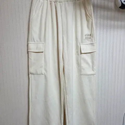 새상품(이염.하자) 골지 와이드팬츠