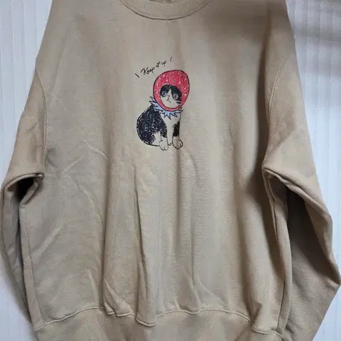 새상품 딸기 고양이 쭈리 맨투맨