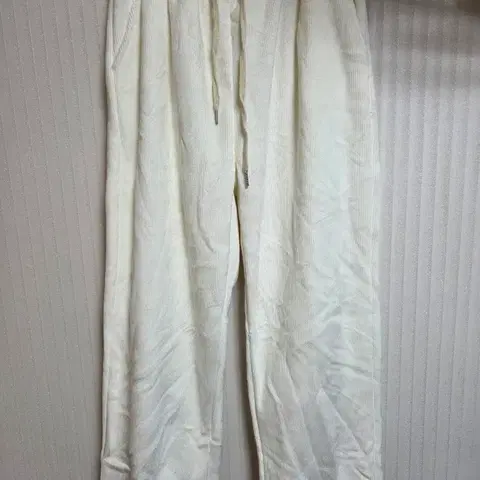 새상품(이염있음 ) 골지 기모 와이드팬츠