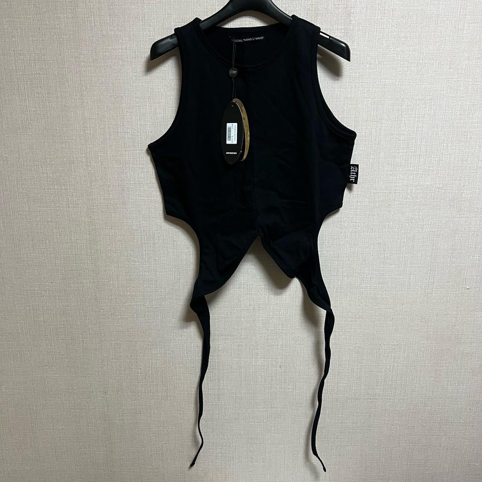 새상품 andtheother 버터플라이 민소매(M)