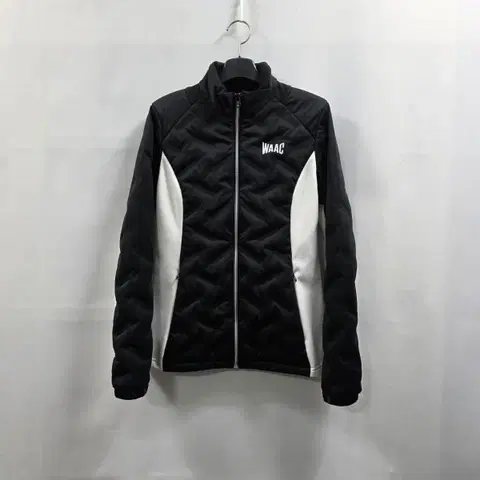 0786 WAAC 왁 골프 퀼팅 패딩 자켓 / 블랙 화이트 / 여성 2