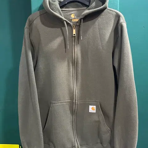 칼하트 써멀 후드집업 카키S