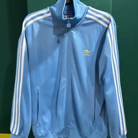 아디다스 트랙탑져지 하늘색 XL