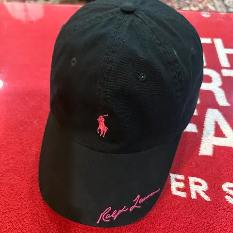 폴로 핑크포니 볼캡