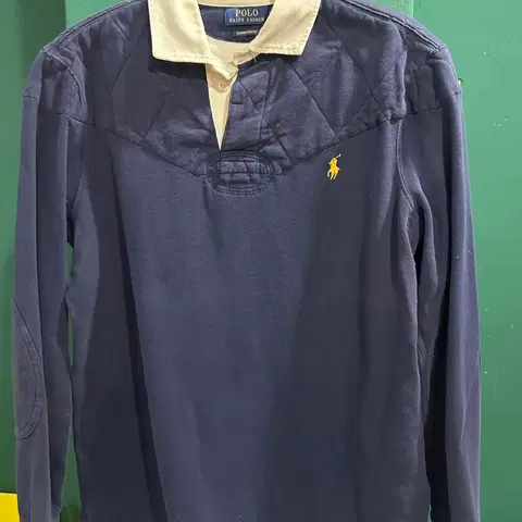 폴로 긴팔 럭비티 네이비 L