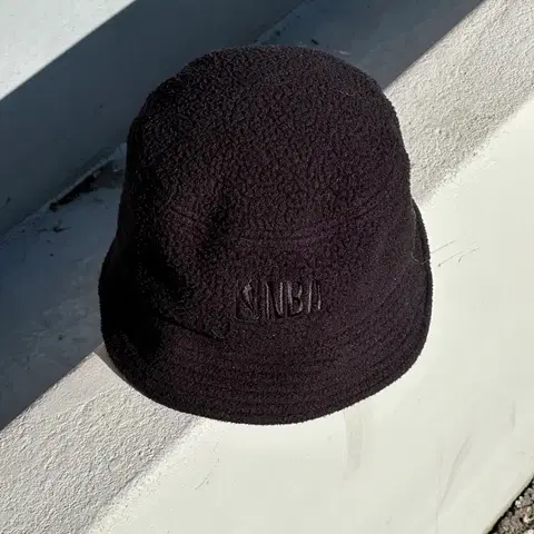 [S] NBA 엔비에이 로고 플리스 버킷햇 모자