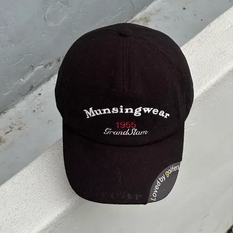 [M-L] 먼싱웨어 로고 플리스 볼캡 모자 골프