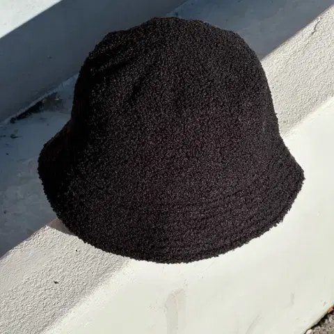 [M-L] 빈티지 뽀글이 플리스 버킷햇 모자