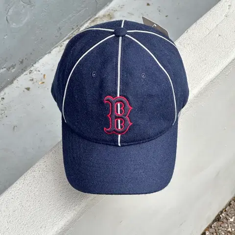 (새상품) [F] MLB 엠엘비 보스턴 레드삭스 울 네이비 볼캡 모자
