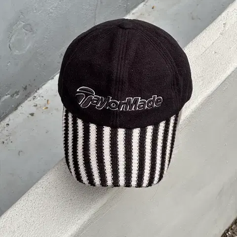 [M-L] 테일러메이드 로고 플리스 볼캡 모자 골프