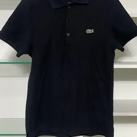 라코스테 블랙 반팔 슬림핏 피케이키셔츠 3