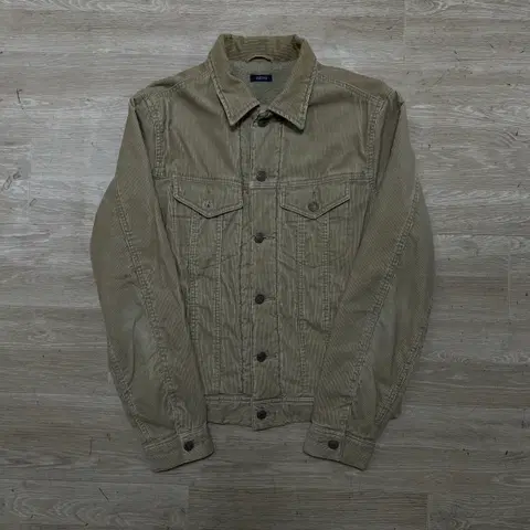 저스트핏 이너플리스 후리스 안감 코듀로이 트러커자켓 [베이지] L/100