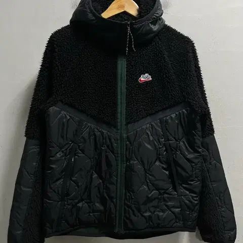 95 나이키 스우시 양털 뽀글이 후리스 패딩점퍼 정품