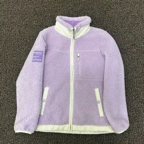 블랙야크 키즈 뽀글이 플리스 자켓 퍼플 145사이즈
