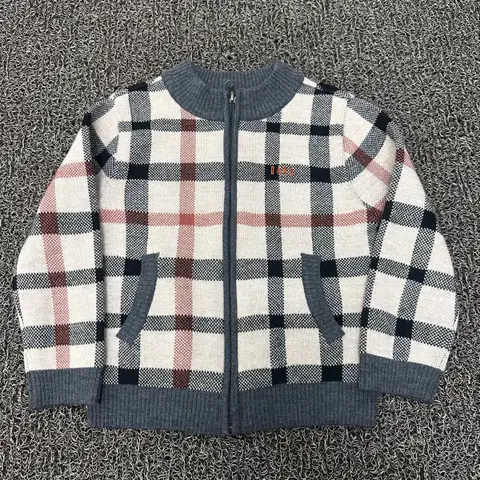 [110] 닥스 키즈 니트 가디건 집업 110사이즈 체크