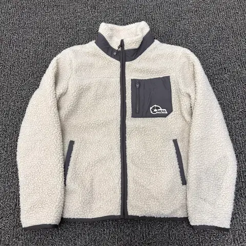 [150] 네파 키즈 뽀글이 플리스 자켓 150사이즈 아이보리