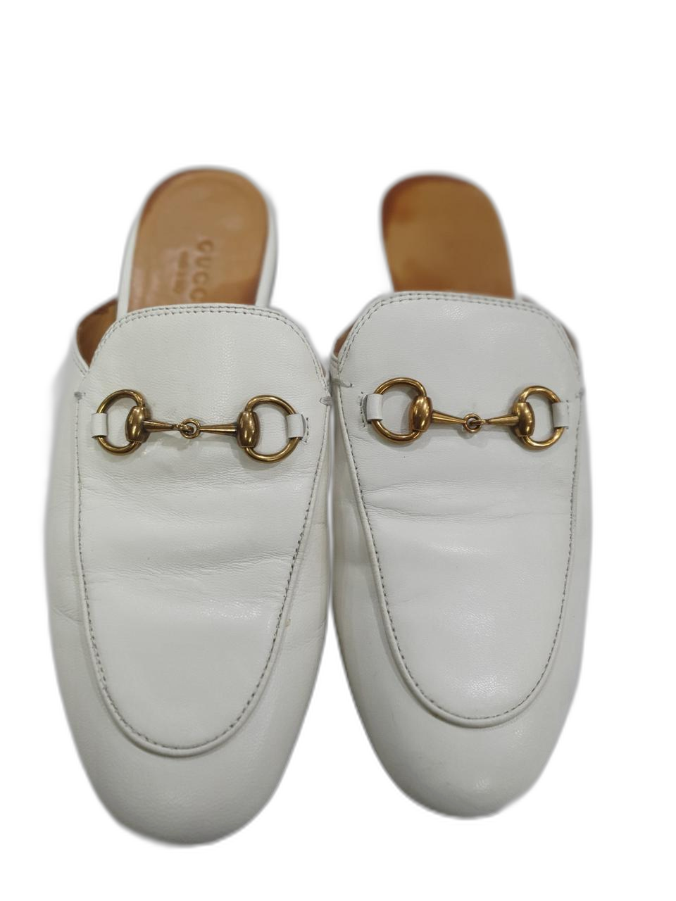 구찌 우먼스프린스타운 레더 슬리퍼 36[230]좋아요.