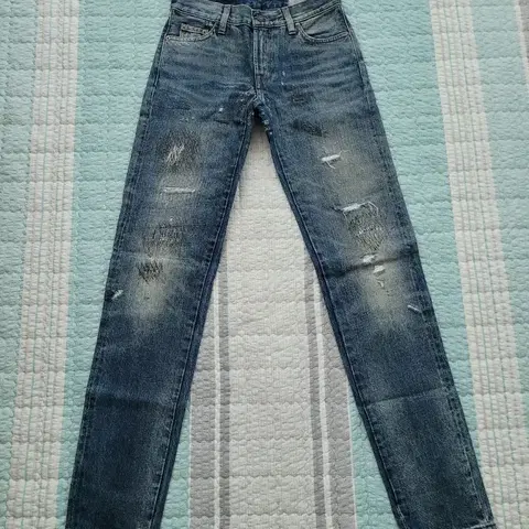 리바이스 워먼 빈티지클로징 LVC 69505 빈티지디스리페어 셀비지데님