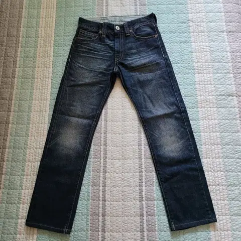 리바이스 유럽 EU505 슬림 스트레이트 워싱진. 탭32(실 30사이즈)