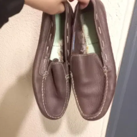 235 락포트 가죽 여성 로퍼 스타일 신발 6.5