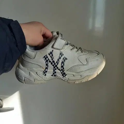 MLB NY 양키스 찍찍이 운동화 아동화 210