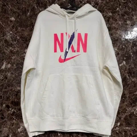 나이키 기모 후드티 M