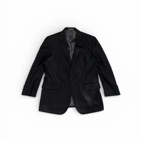 지방시 스트라이프 블랙 자켓