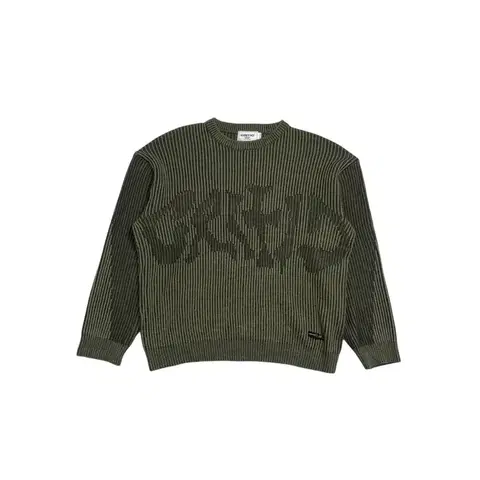 크리틱 니트 카키