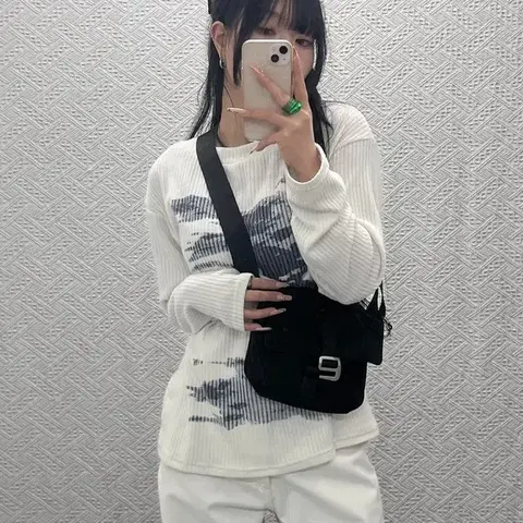 자라 빈티지 모던시크 캐주얼 크로스백 C08276