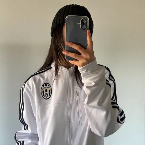 [M]아디다스 유벤투스 화이트 트랙탑 져지