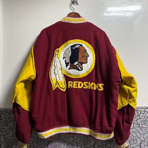 빈티지 NFL 오피설 라이센스 레드스킨스 자켓