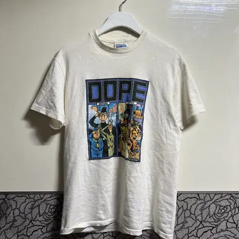 1985 Dope 프릭브라더스 코믹 티셔츠