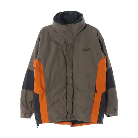 L.L.Bean 90s 오렌지 배색 웜업 패딩 자켓 M