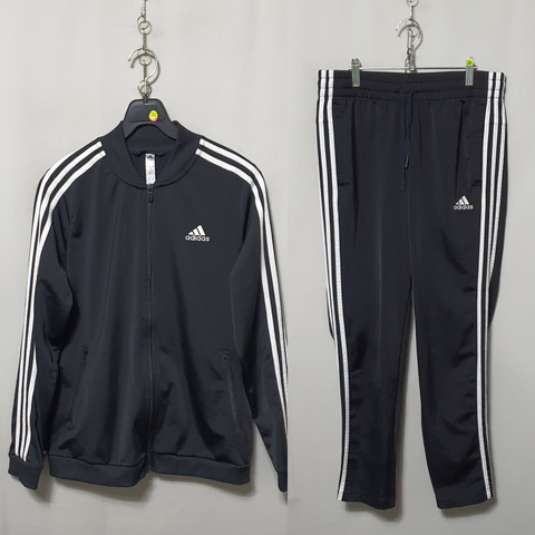 K262 아디다스 여성 에센셜 3S 트랙수트 트레이닝복 세트 M 21년식