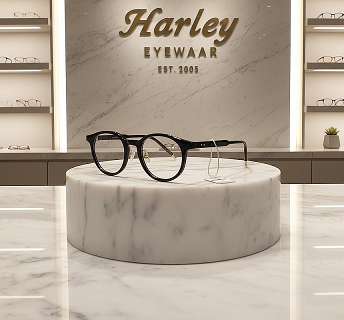 정품 Harley 블랙 사파이어 안경테 새제품.  구성품 몽땅 다