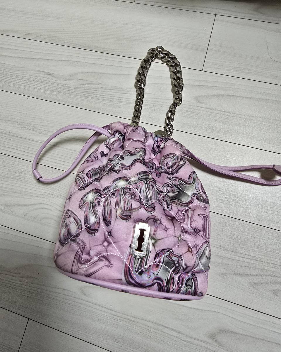 분크 토크 러브 퀼팅 파우치 정품 운포