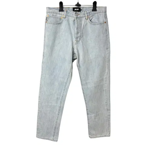 32 팔라스 라이트인디고 슬림 데님 청바지