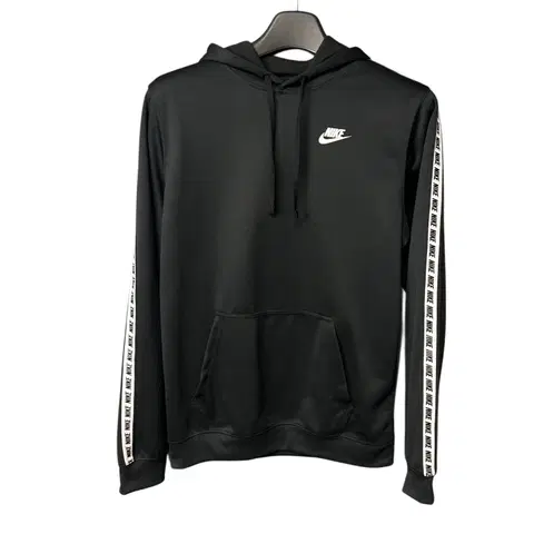 S 나이키 로고 블랙 사이드라인 트레이닝 후드티