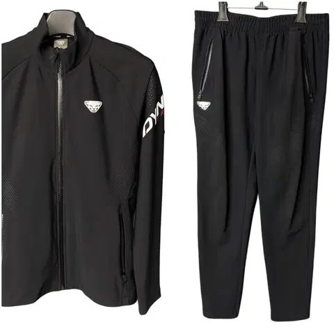 L 다이나핏 로고 블랙 트레이닝 세트