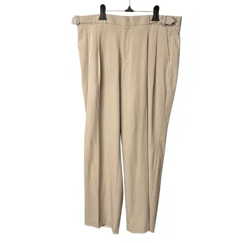 36 무신사스탠다드 베이지 투턱 와이드 슬랙스 팬츠