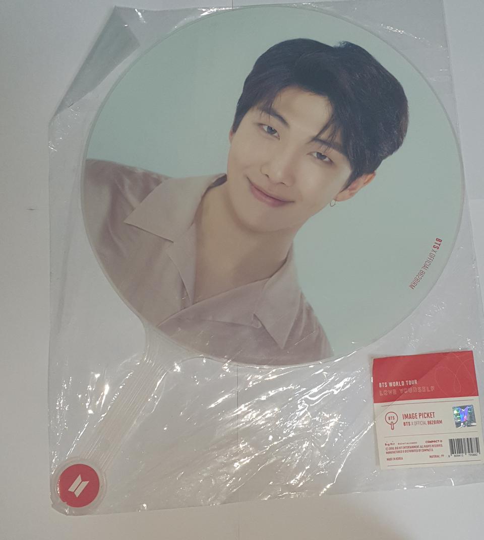 방탄 남준 렙셀콘 이미지 피켓 우치와