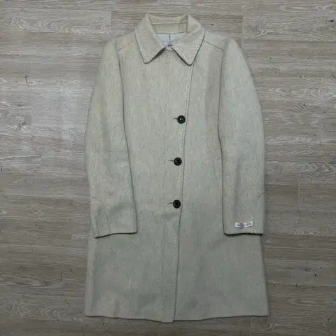 시스템 여성 핸드메이드 싱글 브레스티드 코트 [베이지] 82-94-160