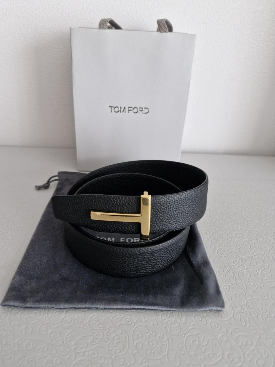 톰포드 금장 벨트 90 사이즈