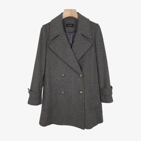 [90] 빈폴 그레이 울 캐시미어 코트