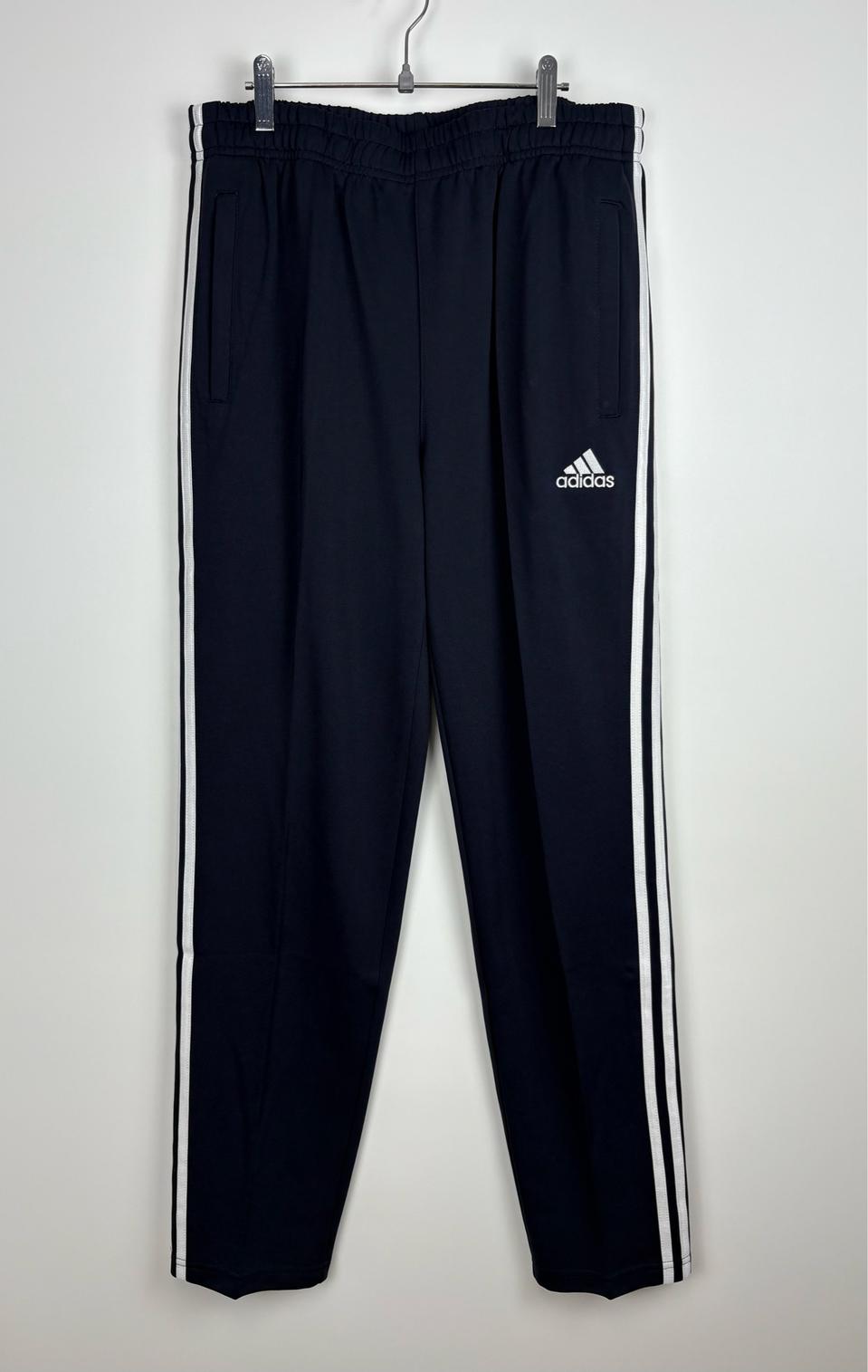 아디다스 3S 레귤러핏 더블니트 오픈헴 트랙 팬츠 (새상품)