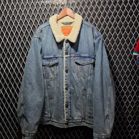 리바이스 데님 쉐르파 트러커 자켓 L
