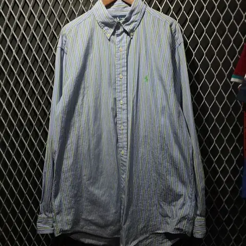 폴로 랄프로렌 스트라이프 셔츠 L